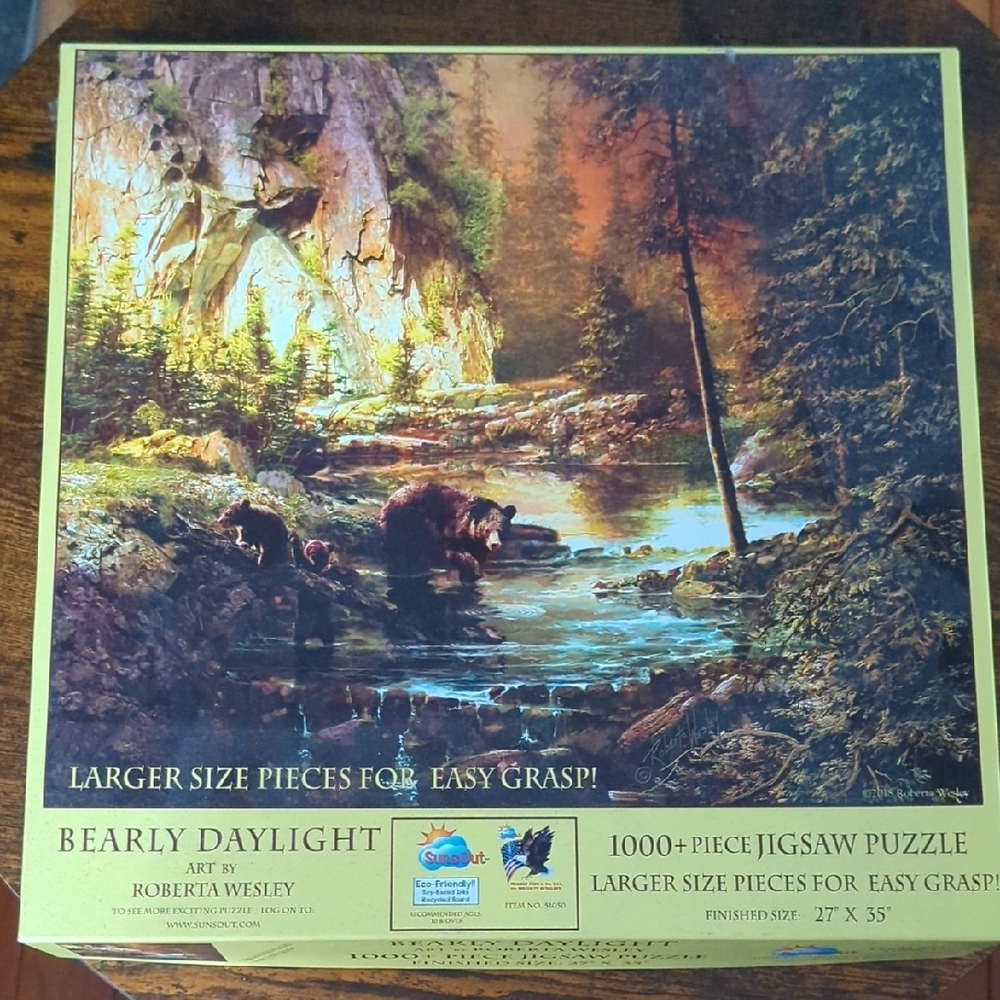 🧩 Bearly Daylight 1000 Piece Jigsaw Puzzle
